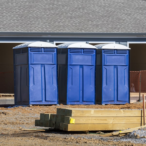 are there any restrictions on what items can be disposed of in the porta potties in High Shoals North Carolina